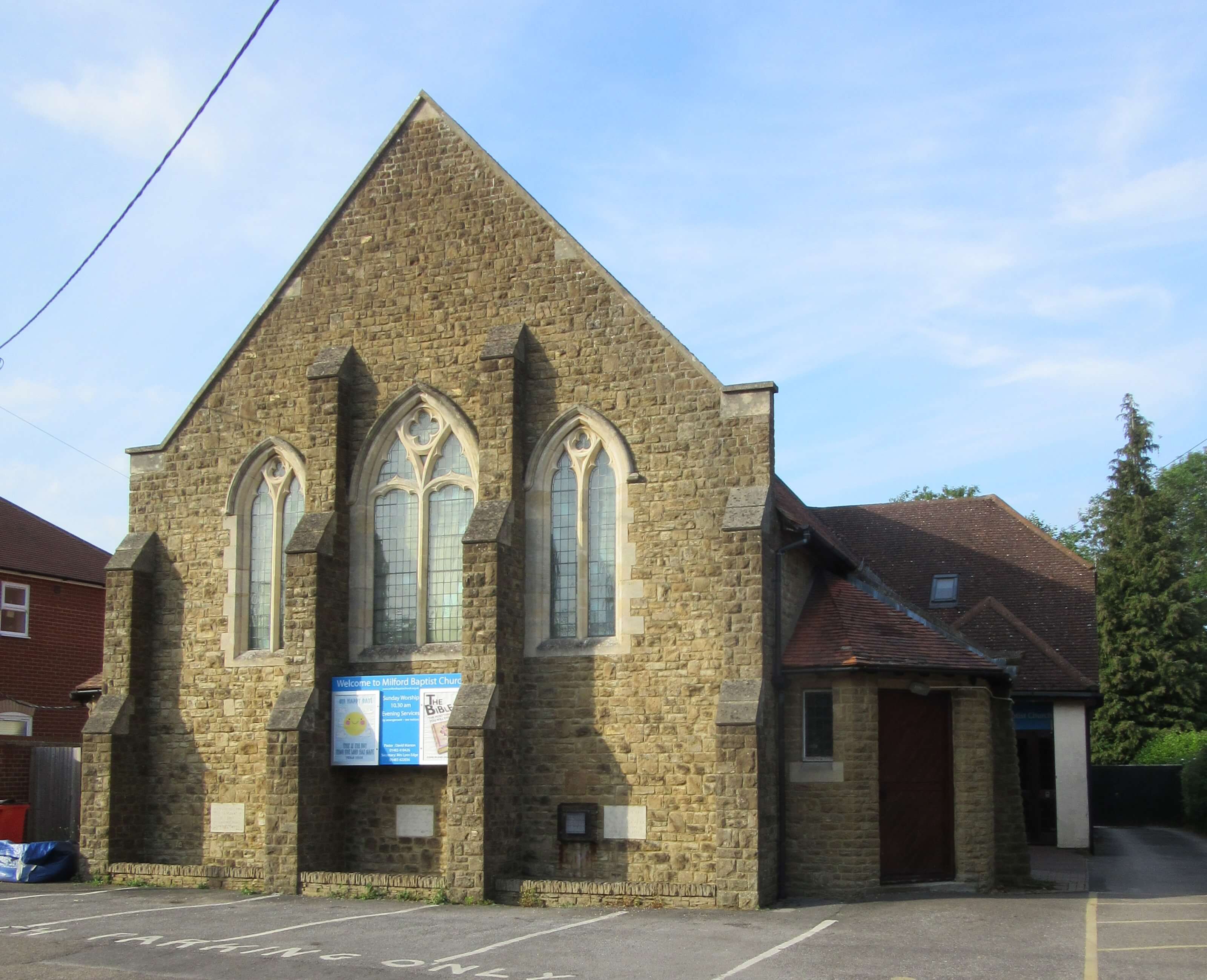 Milford Baptist Church, Baptist, in Milford